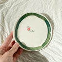 Erika Christine Ceramics Ceramic Emerald Cornflower Catchall Plate