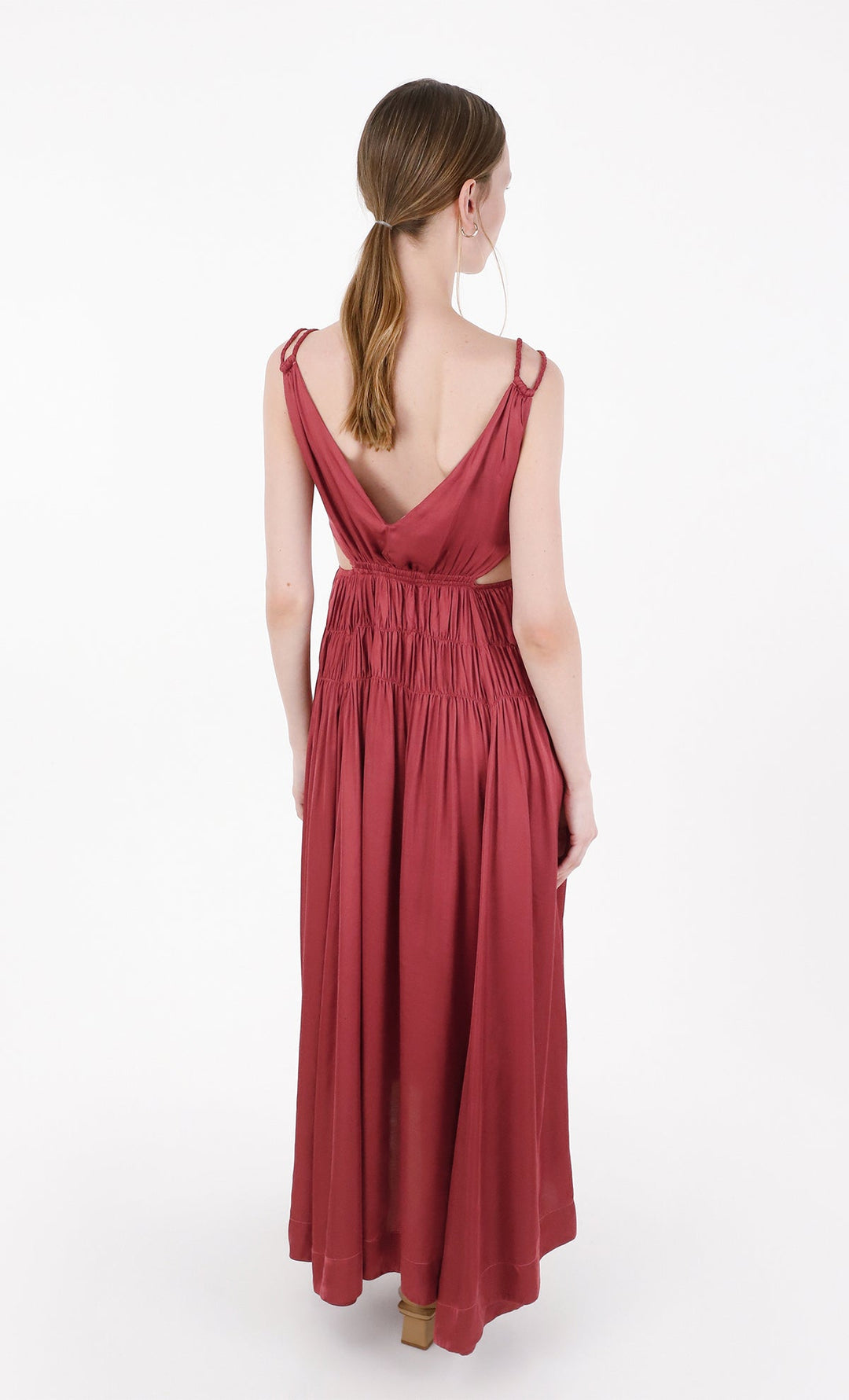 Especia Dress Lollo Long Dress in Red