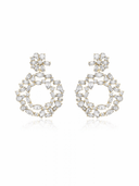 Ettika Earrings Crystal Bouquet Earrings