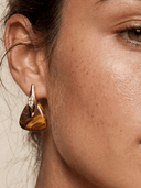 Ettika Earrings Solstice Earrings in Tiger's Eye