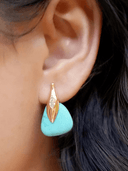 Ettika Earrings Solstice Earrings in Turquoise