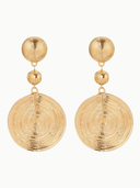 Ettika Earrings Swirl Pendant Dangle Earrings