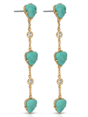 Ettika Earrings Turquoise Solstice Dangle Earrings