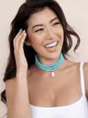 Ettika Necklace Marina Layers Turquoise Necklace