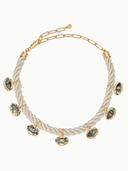 Ettika Necklace Midnight Luxe Abalone Choker