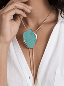 Ettika Necklace Turquoise Statement Bolo Necklace