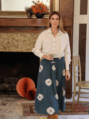 Ex Voto Blouse Beth Eyelet Blouse in Ecru