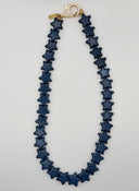 Small Star Necklace in Navy