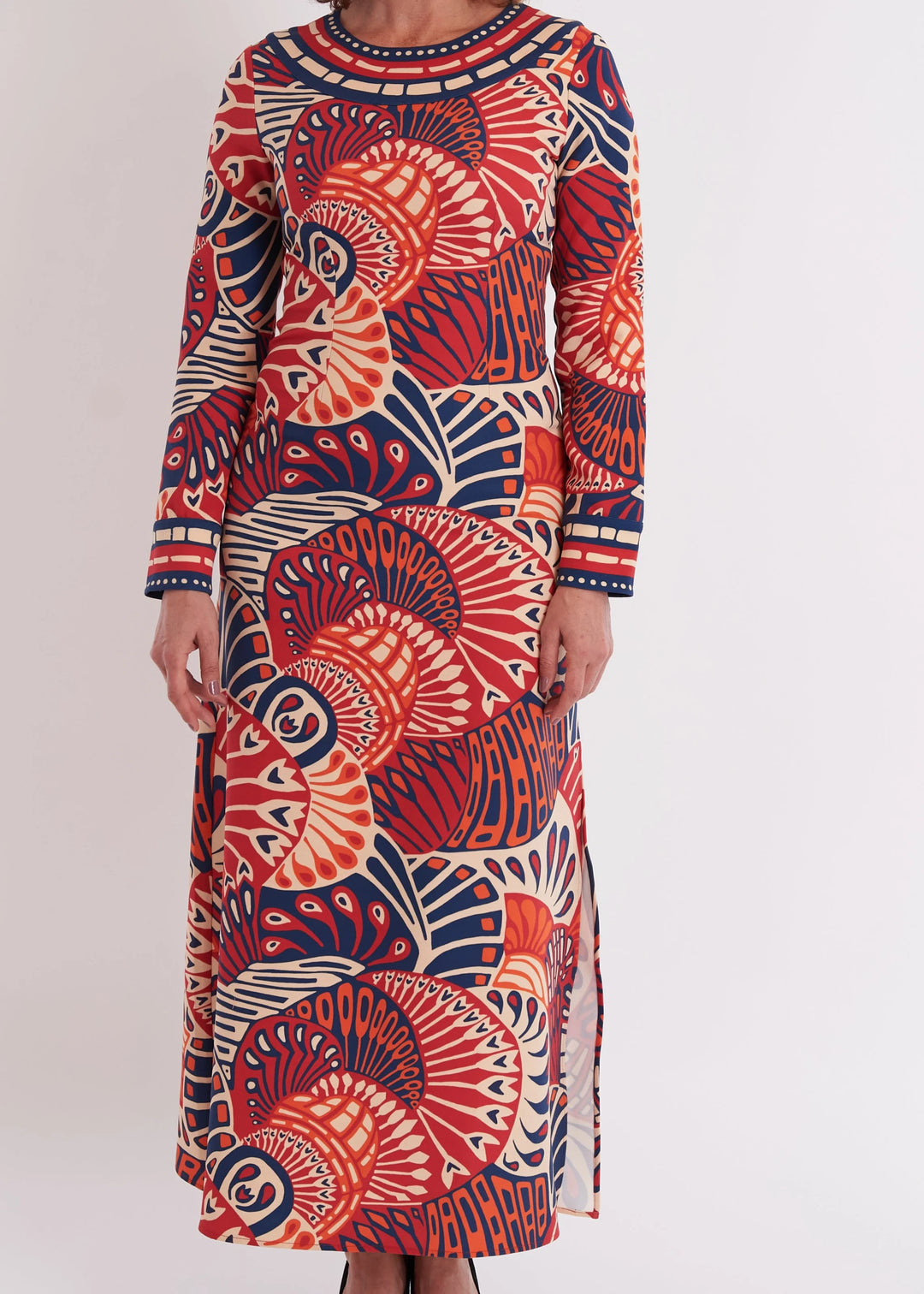 Arianne Dress in Paddle Sienna