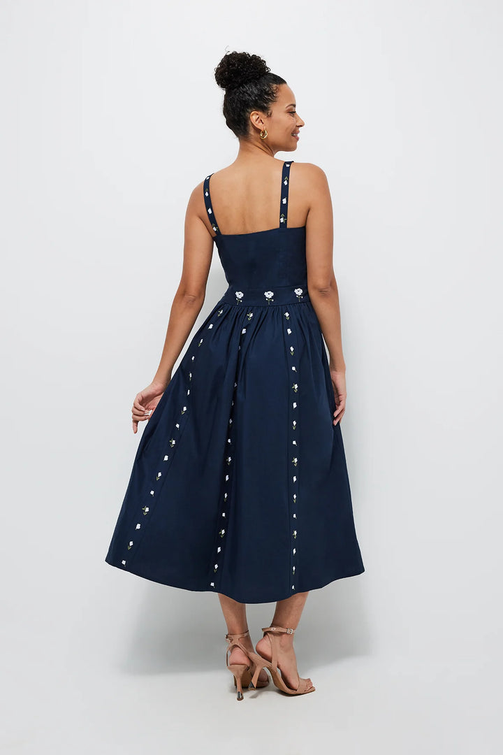 Fanm Mon Dress Hulya Dress in Indigo Blue