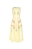 Fanm Mon Dress The Ferahi Dress in Lemon Joy