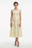 Fanm Mon Dress The Ferahi Dress in Lemon Joy