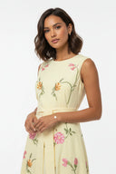 Fanm Mon Dress The Ferahi Dress in Lemon Joy