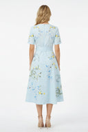 Fanm Mon Dress The Huna Dress in Blue Delias