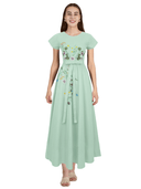Fanm Mon Dress The Ritaj Dress in Light Green