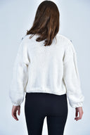 Fanm Mon Sweater Sisters Bloom Cardigan in Navy Floral
