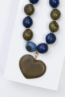 De La Tierra Chunky Heart Necklace