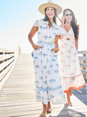 The Flutter Dress | White Fish
