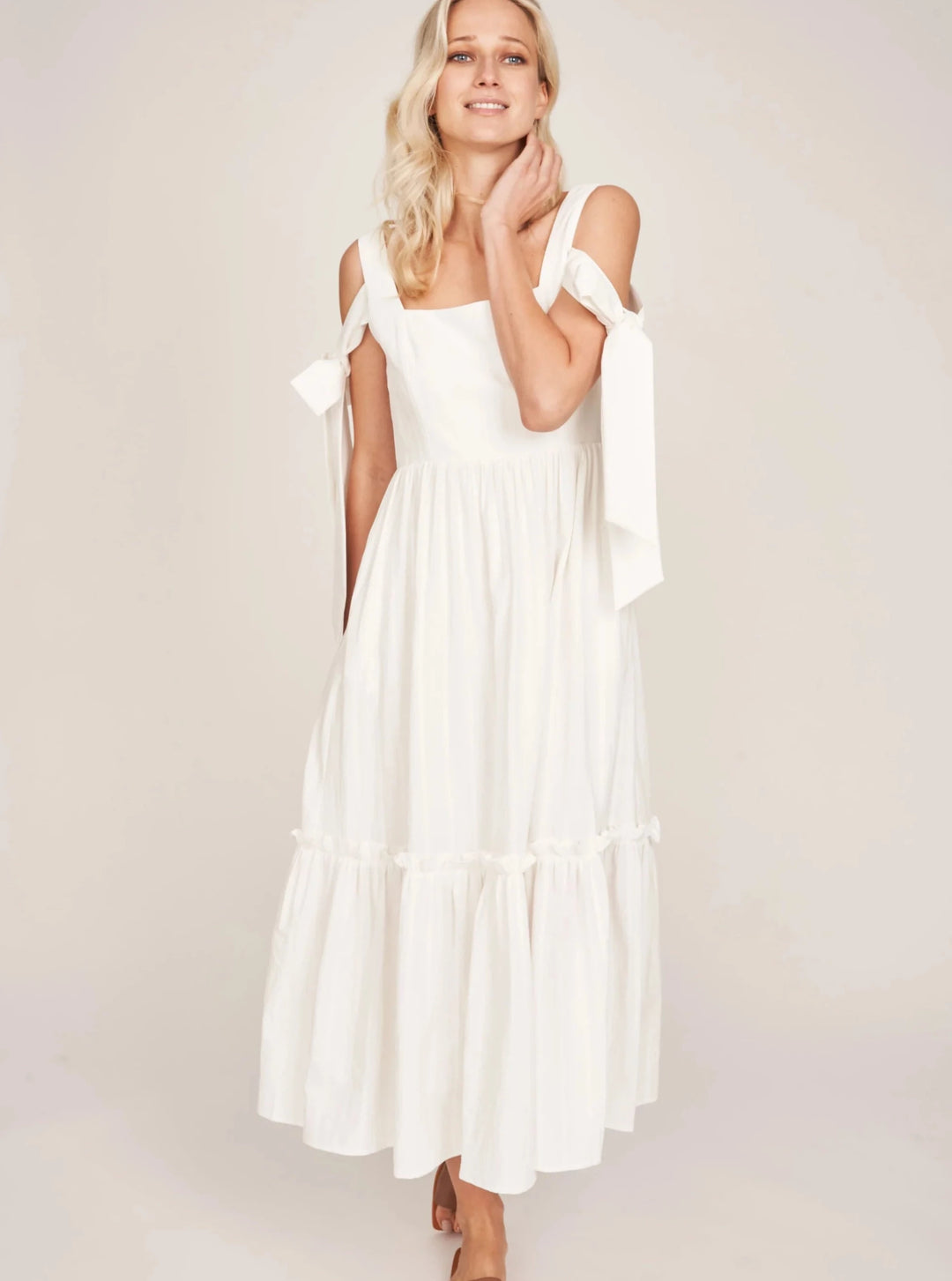 Floraison Lane Dress Florasion Lane | Audrey Dress in White