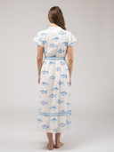 The Flutter Dress | White Fish