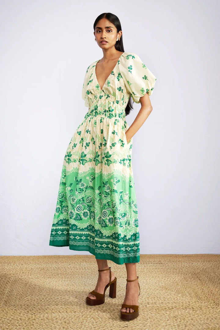 Francesca Dress in Wanderlust Jade