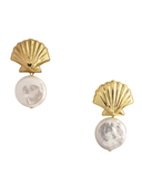 Fray Pearls Earrings Golden Tide Earrings