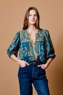 Imogen Top in Fioren Print