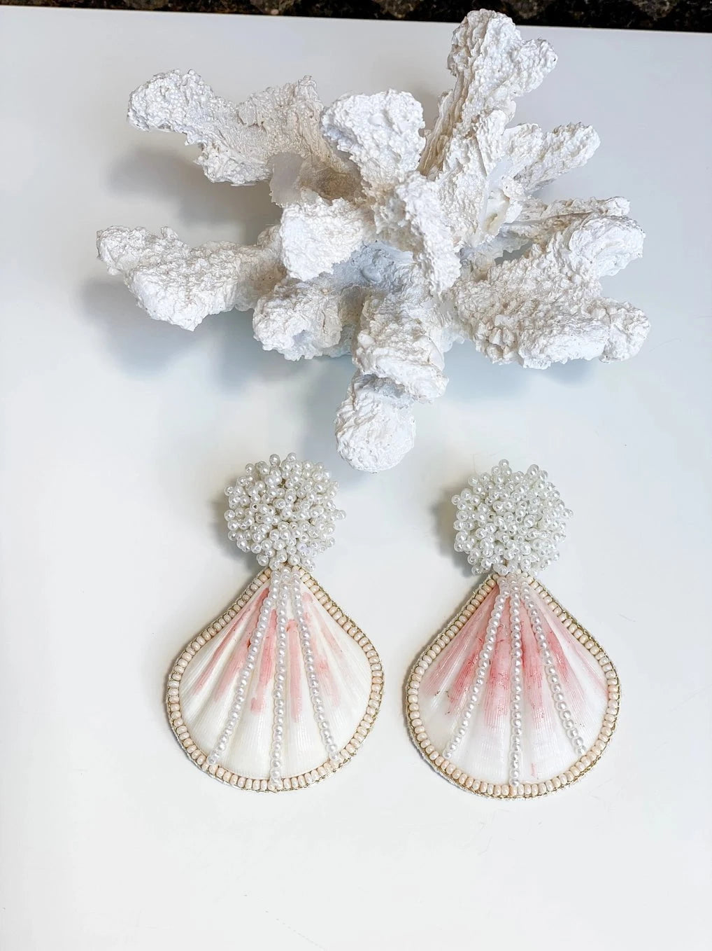 Gaby & Grace Earrings Capri Seashell Earrings