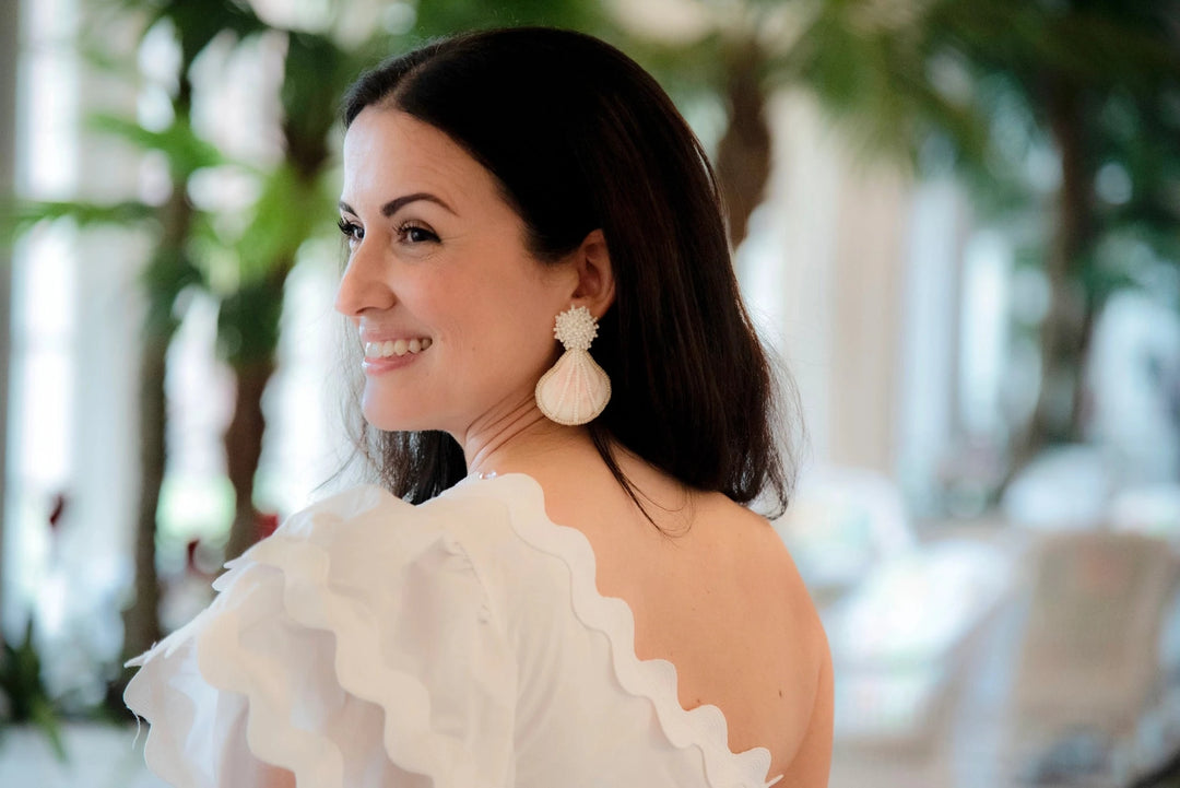 Gaby & Grace Earrings Capri Seashell Earrings