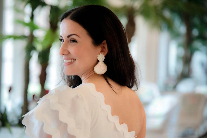 Gaby & Grace Earrings Capri Seashell Earrings