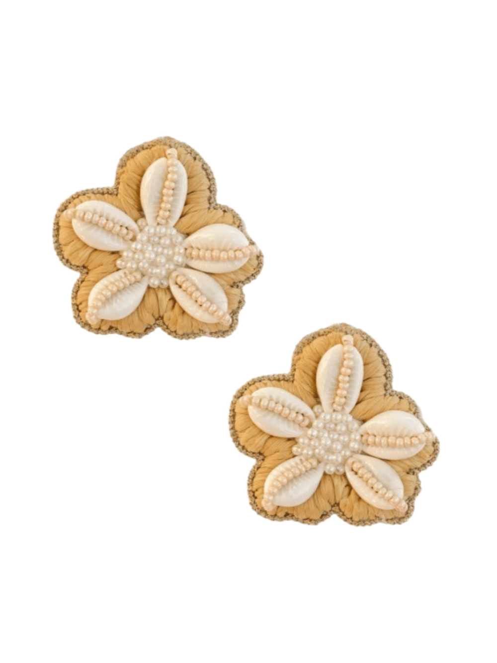 Gaby & Grace Earrings Sand Dollar Seashell Earrings