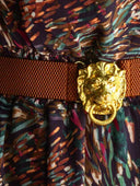 Garland Bags Belt Dark Brown Stretch Belt Band