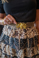 Garland Bags Belt Elephant Buckle