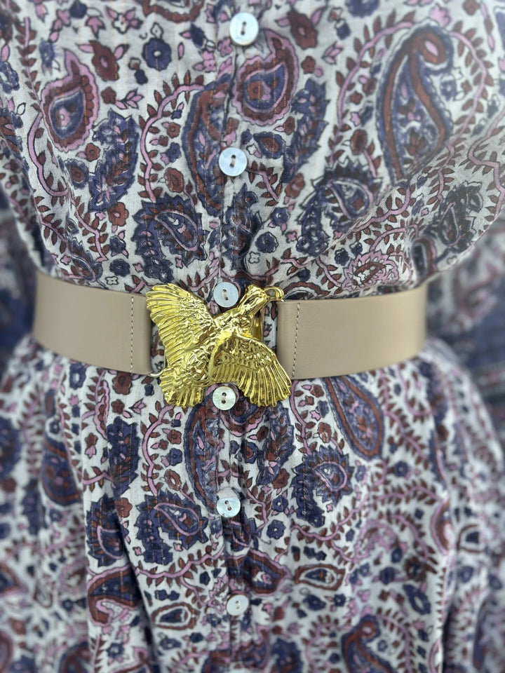 Garland Bags Belt Tan Leather Belt Band