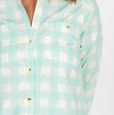 Garland Bags Dress Harper Dress in Blue Buffalo Check