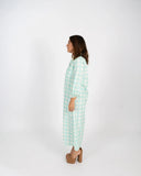 Garland Bags Dress Harper Dress in Blue Buffalo Check