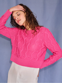 GiGi Knitwear Sweater Bubble Sweater in Pink