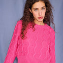 GiGi Knitwear Sweater Bubble Sweater in Pink