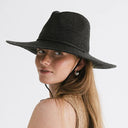 Gigi Pip Hat Black Ozzy Lifeguard Hat in Black