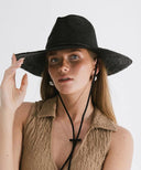 Gigi Pip Hat Black Ozzy Lifeguard Hat in Black