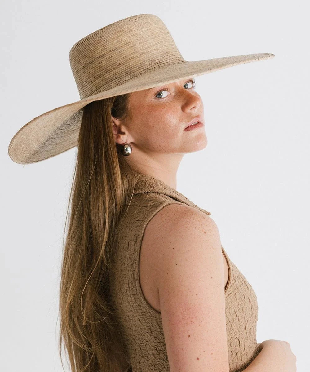 Gigi Pip Hat S/M 57 Jae Wide Brim Boater