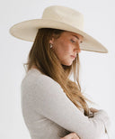 Gigi Pip Hat S/M 57 Meg Wide Brim Panama Straw Hat