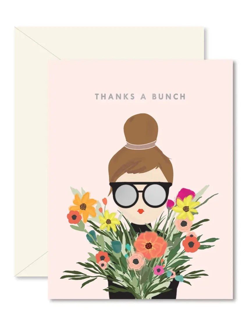 Ginger P. Designs Stationary Thanks A Bunch Greeting Card