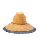Glampwear Hat One size Straw Hat | Navy Raffia Fringe