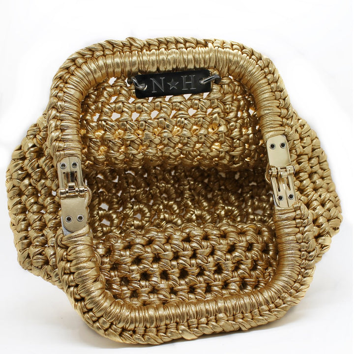 Amber Bag in Metallic Gold