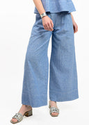Grace + Bardot Pants Kim Pants in Chambray