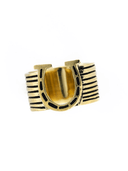 Handker Ring Horseshoe Brass Bandana Slide Ring