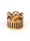 Handker Ring Leah Brass Bandana Slide Ring