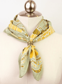 Handker Ring Leah Brass Bandana Slide Ring