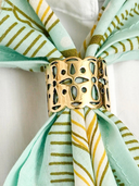 Handker Ring Tula Brass Bandana Slide Ring